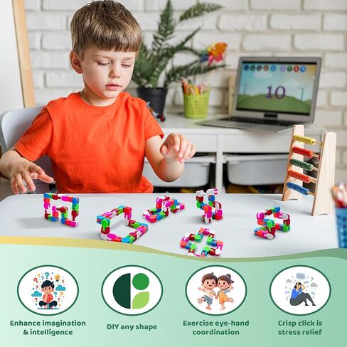 30pcs Party Favors,Wacky Tracks Fidget Toys Snap Click Toys, Bulk Toys for School Fidgets for Classroom Prize, Goodie Bag Stocking Stuffers, Birthday Christmas Students Gifts for Kids in Saudi Arabia