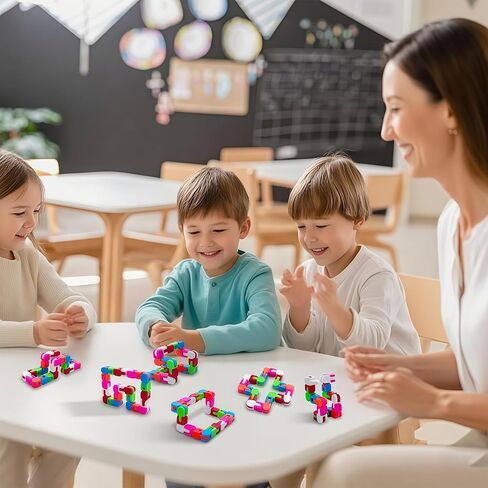 30pcs Party Favors,Wacky Tracks Fidget Toys Snap Click Toys, Bulk Toys for School Fidgets for Classroom Prize, Goodie Bag Stocking Stuffers, Birthday Christmas Students Gifts for Kids in Saudi Arabia