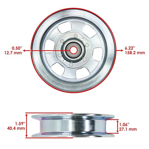 قطع غيار Powersports لبكرة سطح السفينة لـ Snapper 550Z B2552 KAV2452 560Z 5901557 ZTX550 360Z ZT2552 52 "Mod-C33C-37715 in Saudi Arabia