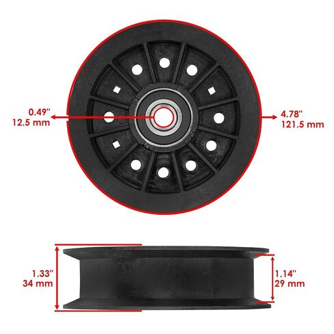 قطع غيار Powersports لبكرة سطح 46 بوصة للبساطة AC23460 7800511 7800543 7800544 091801 774089MA Mod-C33C-33596 in Saudi Arabia