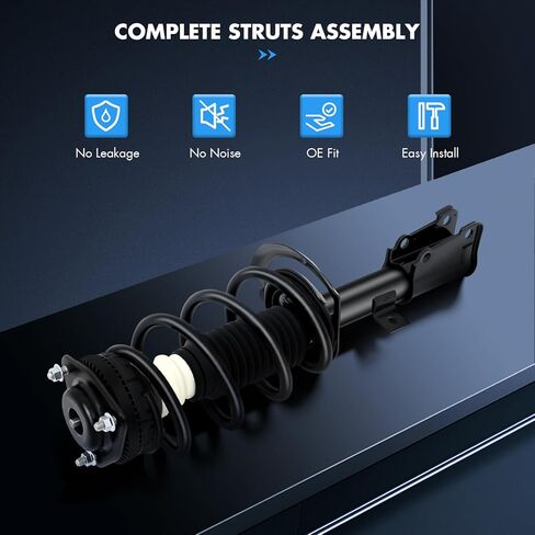 ASAPE 4PCS Front Rear Complete Struts Assembly w/Coil Spring Fit for Dodge Journey 2011 2012 2013 2014 2015 2016 2017 2018 2019 Replace OE 172509 172510, 172896 272896 in Saudi Arabia