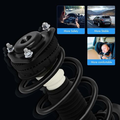 ASAPE 4PCS Front Rear Complete Struts Assembly w/Coil Spring Fit for Dodge Journey 2011 2012 2013 2014 2015 2016 2017 2018 2019 Replace OE 172509 172510, 172896 272896 in Saudi Arabia