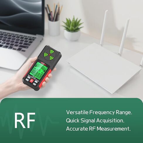 مقياس EMF، كاشف إشعاع المجال الكهرومغناطيسي الرقمي، كاشف EMF LCD محمول باليد، مثالي للتفتيش المنزلي، واستخدام المكتب، واختبار الهواء الطلق in Kuwait