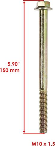Caltric Rear Bearing Carrier Lower Bolt & Nut Compatible with Polaris 7518467 7547313 / Qty 2 in Saudi Arabia