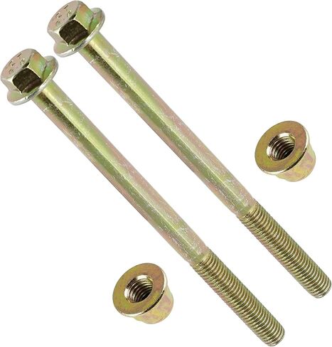 Caltric Rear Bearing Carrier Lower Bolt & Nut Compatible with Polaris 7518467 7547313 / Qty 2 in Saudi Arabia