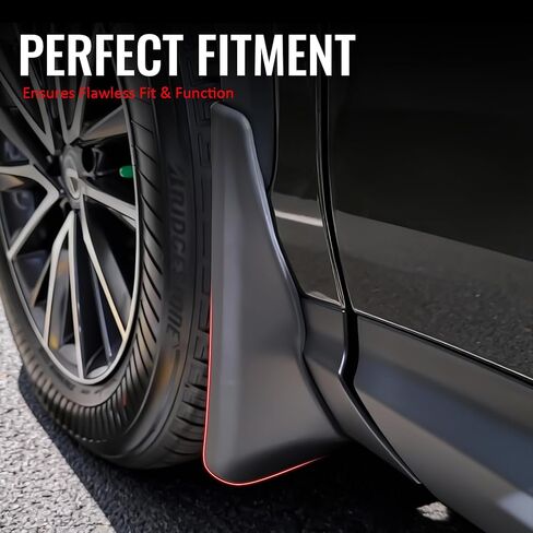 IKON MOTORSPORTS Mud Flap, Compatible with 2022-2026 Lexus NX250 NX350 NX350h NX450h+ (Not Fit F Sport Models), Black PP Polypropylene Mud Guards Splash, Front Rear 4PCS Set in Saudi Arabia