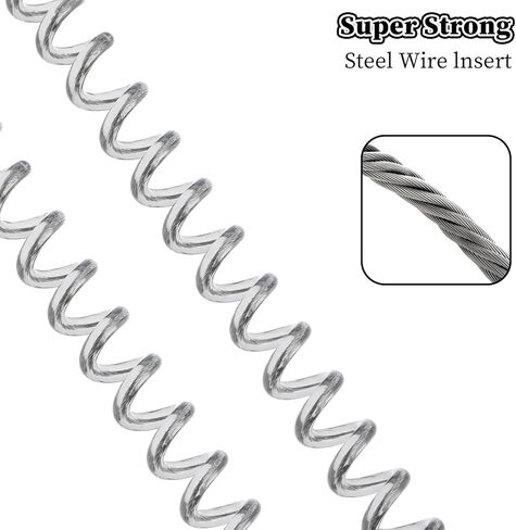 حبل ملفوف آمن قابل للسحب، 3 قطع حبل صيد شديد التحمل، ملحقات حبل صيد السمك، أداة حبال صيد السمك مع مشبك من سبائك الألومنيوم لكماشات قوارب الكاياك (أسود) in Kuwait