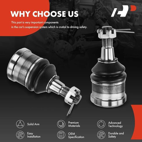 A-Premium 2 x Front Lower Ball Joint Compatible with 1970-1995 Chevy GMC Truck SUV or Van in Saudi Arabia