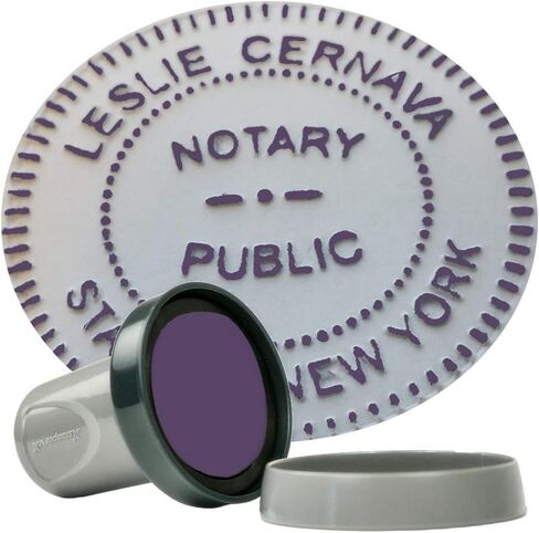 X Stamper Seal Impression Inker for Notary Public and Corporate Seals (Purple Ink) in Saudi Arabia
