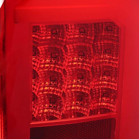 مصابيح خلفية LED حمراء من SPEC-D مع قضبان إضاءة LED متوافقة مع 2007-2013 Chevy Silverado 1500/2500HD/3500HD، مجموعة زوج يسار + يمين in Saudi Arabia