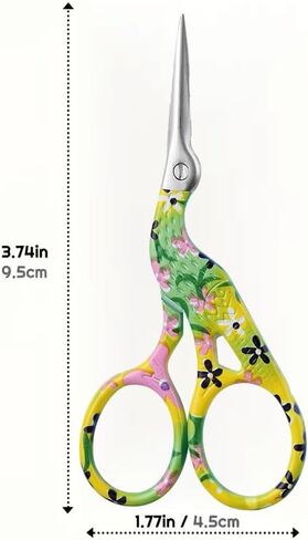 Ergonomic Stainless Steel Embroidery Scissors,Sharp and Durable,Suitable for Crafts and Everyday Use - Comfort Grip in Saudi Arabia