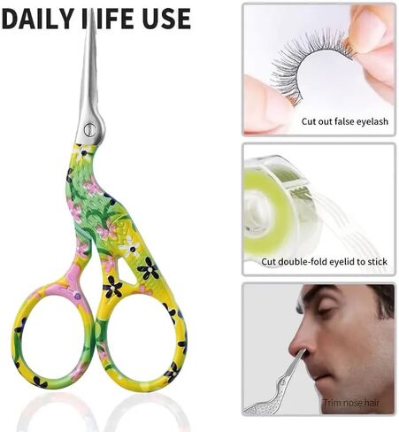 Ergonomic Stainless Steel Embroidery Scissors,Sharp and Durable,Suitable for Crafts and Everyday Use - Comfort Grip in Saudi Arabia