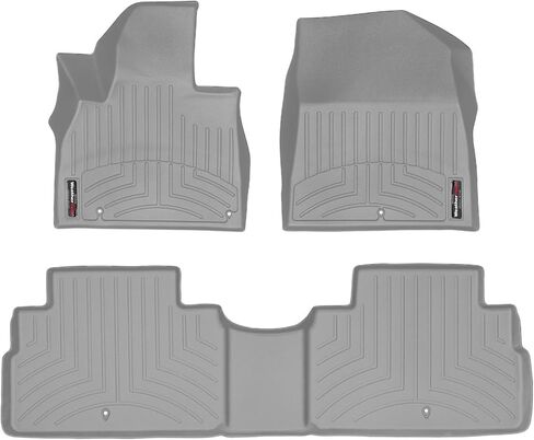 بطانات أرضية مخصصة من Weathertech لسيارة كيا تيلورايد - الصف الأول والثاني (441532-1-2)، أسود in Saudi Arabia