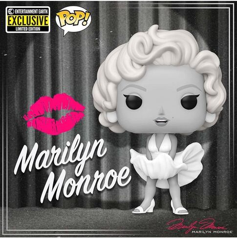 Marilyn Monroe Black-and-White Pop! Vinyl Figure - EE Exclusive in Saudi Arabia