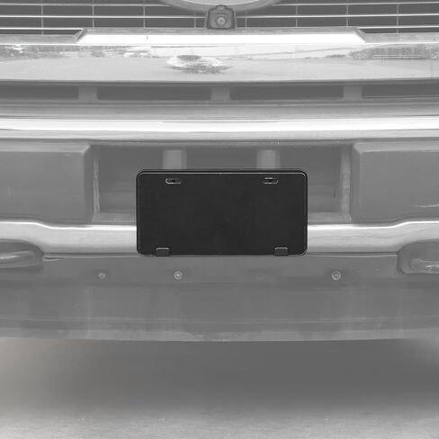 Jimen for F150 Plate Mount, Front License Plate Holder Frame Bracket Compatible with Ford F150 2015-2020 (Black) in Saudi Arabia