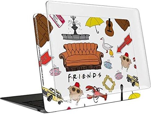 Skinit Case + Skin Compatible with MacBook Air 13in (2020) - Officially Licensed Warner Bros Classic Friends Icons Design in Saudi Arabia