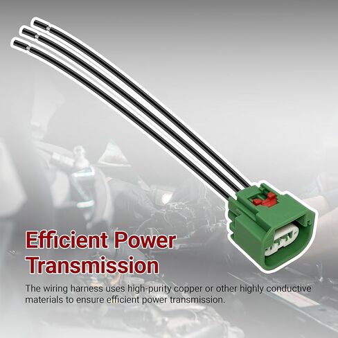 Headlight Connector Wiring Harness Replacement for Jeep Wrangler 2008-2022 Patriot Compatible with Dodge Ram Daytime Running Lamp Parking Light H13, Replaces 68064997AA in Kuwait