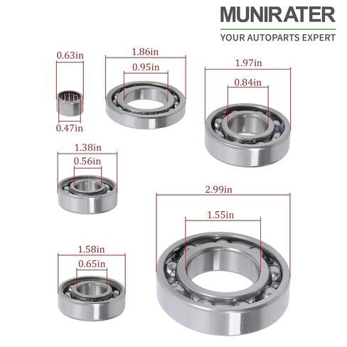 munirater Transmission Bearing Kit Replacement for HR00055 Replacement for TRX350 2000-2006 in Saudi Arabia