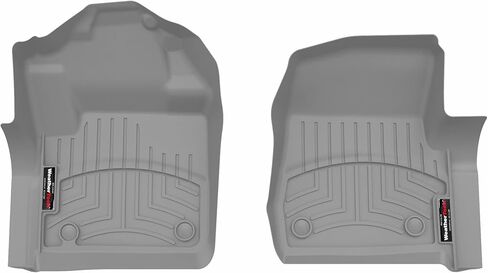 Weathertech Custom Fit FloorLiners for Ford Super Duty, Super Duty, Super Duty - 1st Row (4410541), Black in Saudi Arabia