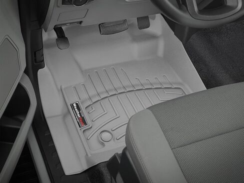 Weathertech Custom Fit FloorLiners for Ford Super Duty, Super Duty, Super Duty - 1st Row (4410541), Black in Saudi Arabia