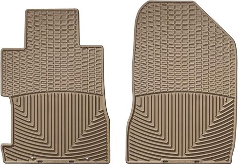 سجادات أرضية Weathertech مناسبة لجميع الأحوال الجوية لسيارة Honda Civic، Civic Si - الصف الأول (W65)، أسود in Saudi Arabia
