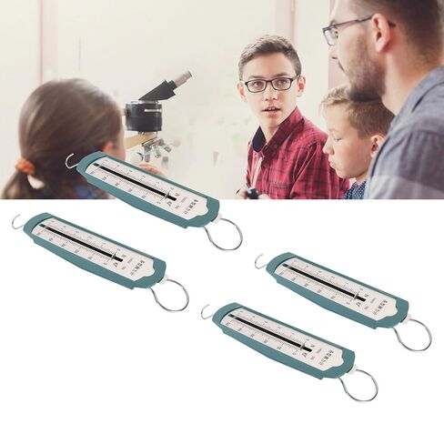 Newton Force Meter Spring Scale, 4 Pcs Newton Meter Spring Dynamometer, Portable Spring Scale for Student Physics Experiment Teaching Demonstration(1N) in Saudi Arabia