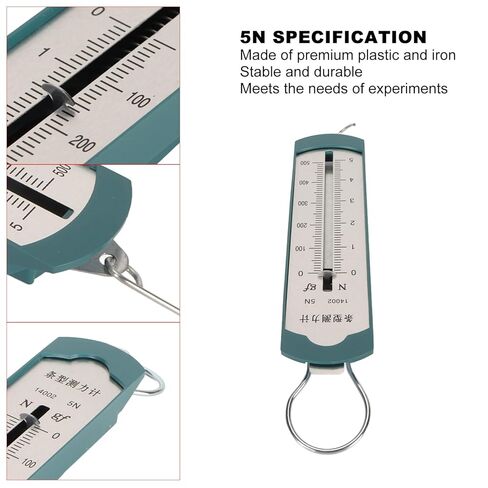 Newton Force Meter Spring Scale, 4 Pcs Newton Meter Spring Dynamometer, Portable Spring Scale for Student Physics Experiment Teaching Demonstration(1N) in Saudi Arabia
