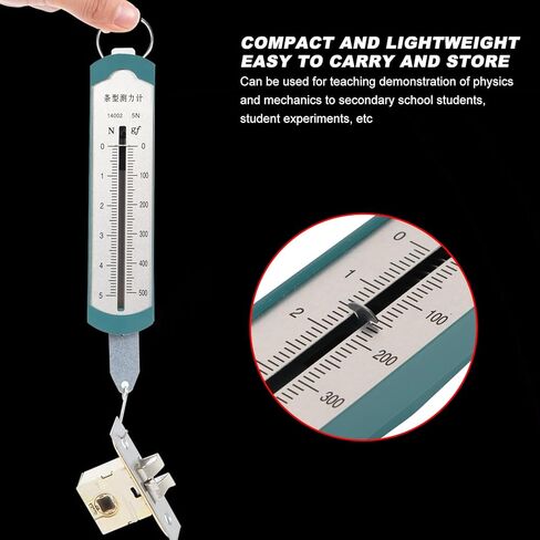 Newton Force Meter Spring Scale, 4 Pcs Newton Meter Spring Dynamometer, Portable Spring Scale for Student Physics Experiment Teaching Demonstration(1N) in Saudi Arabia