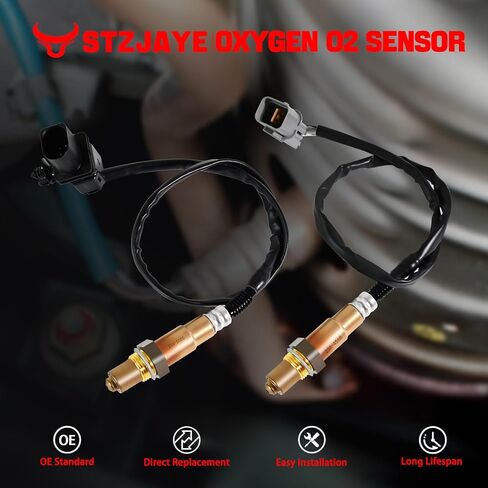 2Pcs Oxygen O2 Sensor 234-5055 234-4568, Automotive Replacement 02 Sensors Upstream Downstream Compatible with Hyundai Accent Veloster, for Kia Rio 2012-2014, for Soul L4 1.6L 2012-2015 in Saudi Arabia
