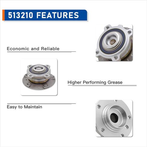 PAROD 513210 محور العجلة الأمامية ومجموعة المحمل مناسب لسيارات BMW 525i 2004-2010، 528i 2008-2011، 530i 2004-2010، 535i 2008-2010، 545i 2004-2005، 550i 2006-2010,645Ci 2004-2005, 650Ci 650i 2006-2010 in Saudi Arabia