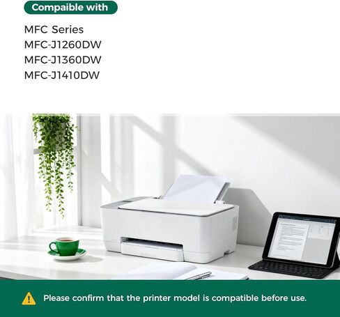 LC501XL Ink Cartridges Combo 4-Pack High Yield Compatible for Brother LC501 LC501XL MFC-J1360DW Ink Use with Brother MFC-J1410DW MFC-J1260DW Printer Work Smart 1410dw 1360dw Black Cyan Magenta Yellow in Saudi Arabia