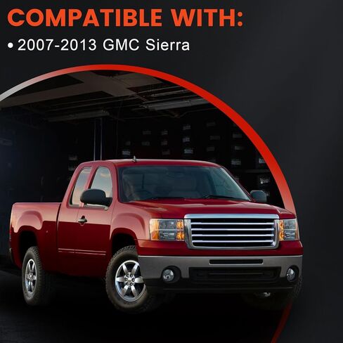 Headlights Tail Lights Kit Compatible with 2007-2013 GMC Sierra Head light Rear Taillights Assembly Replacement for GM2800196 GM2503263 in Saudi Arabia
