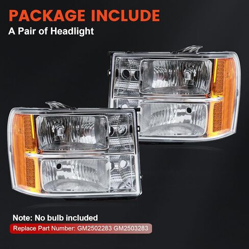 Headlights Tail Lights Kit Compatible with 2007-2013 GMC Sierra Head light Rear Taillights Assembly Replacement for GM2800196 GM2503263 in Saudi Arabia