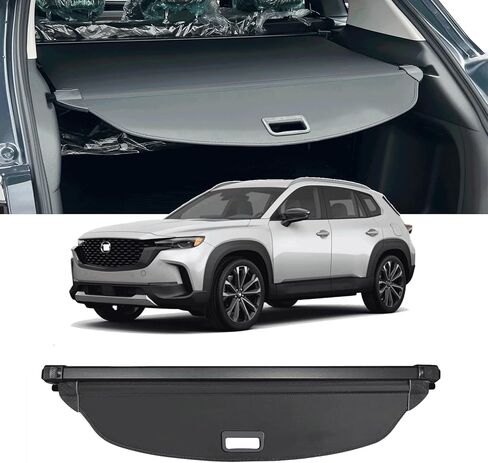 غطاء الشحن متوافق مع 2017-2025 2026 Mazda CX-5 غطاء صندوق السيارة الخلفي القابل للسحب وغطاء الأمان وغطاء الخصوصية 2017-2023 2024 2025 2026 CX5 غطاء البضائع in Kuwait