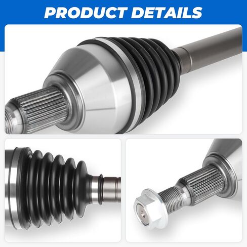 TadaMark Front Left CV Axle Shaft Assembly fit for Chevy Traverse 2009-2017, fit for GMC Acadia 2007-2017 fit for Buick Enclave 2008-2017, fit for Saturn Outlook 2007-2010, 2.5L 3.6L, Driver Side in Saudi Arabia