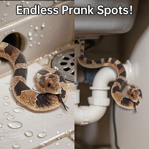 12 PCS Pranks for Adults Fake Snake Cockroaches Poo Kit,Pretty Realistic Creepy Creepy Scary Stuff Suitable for Outdoor, Home，and Office Pranks Gifts for Halloween Games Christmas Daily Life in Saudi Arabia