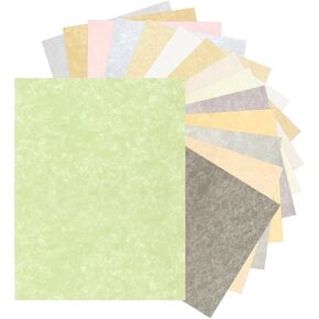 75 Sheets Parchment Paper A4 Size, 15 Pastel Colors (5 Sheets Each) - Premium Quality Texture Paper for Crafts, Scrapbooking, Card Making, DIY Projects, Invitations, Calligraphy(8.5x11 Inch) in Saudi Arabia