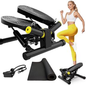 Mini Twist Stepper, Stepper Machine with 330LBS Weight Capacity, Mini Stepper for Full Body Workout, Adjustable Step Height, Smooth and Quiet, Step Machine for Men Women… in Saudi Arabia