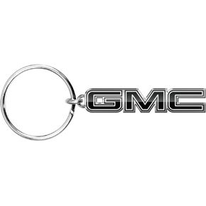 iPick Image for GMC Logo Shape 3D Die-Cut Metal Key Chain Key-Charm, Official Licensed in Kuwait