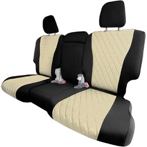 FH Group Custom Fit Seat Covers for Honda Pilot EX 2016-2018 and LX 2016-2022（Manual, 3 Row Full Set Car Seat Covers, Black Neoprene, Waterproof Car Seat Cover in Saudi Arabia