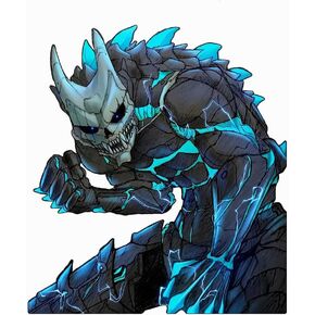 Kaiju رقم 8 ملصق فينيل رائع من الرسوم المتحركة، ملصق للسيارات والنوافذ وأجهزة الكمبيوتر المحمولة والمزيد in Kuwait