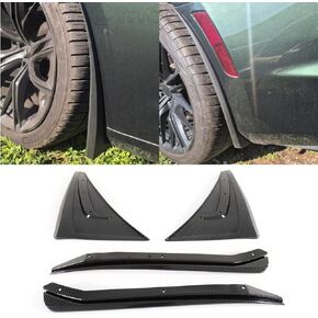 واقيات الطين الأمامية والخلفية من الطين، طراز XL ممتد لسيارة Camaro SS LT RS 2016-2024 (غير مناسبة لموديلات ZL1) (أسود غير لامع) in Kuwait