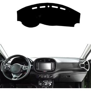 Car Dash Cover Mat Custom,Dashboard Cover Mat,Fit for KIA Soul III 2019-2025,Car Dashboard Cover Mat,Dashboard Cover Pad Carpet,Dash Cover Mat Carpet,Dashboard Cover Dash in Kuwait