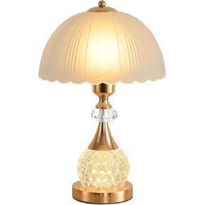 السرير الجدول مصباح البتلة ضوء الفاخرة كريستال مفتاح بـزر دفع غرفة نوم غرفة المعيشة دن التحكم يعتم جو دافئ الديكور لمبة مكتب in Kuwait