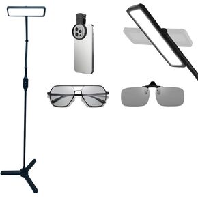 طقم مصباح أرضي لإضاءة عمل الوشم من GBK مع ضوء وشم LED مستقطب، نظارات رؤية الوشم، مرشح CPL، سطوع قابل للتعديل - مضاد للوهج لفناني الوشم، وصلات الرموش وفن الأظافر in Kuwait
