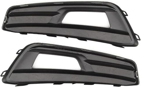 Fog Light Cover Compatible For Ford Focus ST 2015-2018 Front Bumper Grille Foglights Headlights Covers Frame Hole Car Accessories(Left and right) in Saudi Arabia
