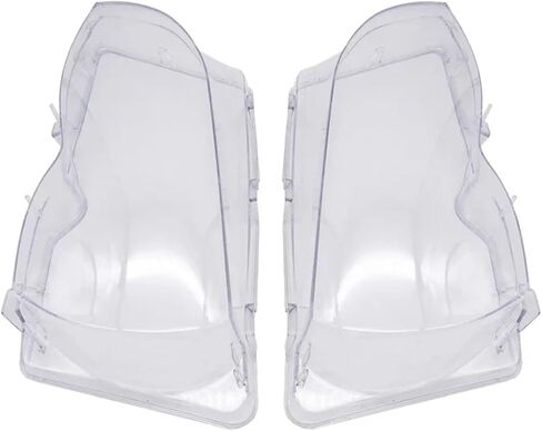 Car Headlight Glass Cover Clear Transparent Automobile Headlamp Head Light Lens Auto Products Compatible For BMW E46 3-series 2002-2006(Left and Right) in Saudi Arabia