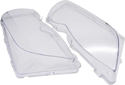 Car Headlight Glass Cover Clear Transparent Automobile Headlamp Head Light Lens Auto Products Compatible For BMW E46 3-series 2002-2006(Left and Right) in Saudi Arabia