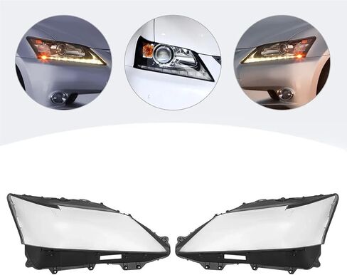 Compatible For Lexus 2012-2015 GS250 GS350 GS450H Left&Right Headlight Lens Shell Cover in Saudi Arabia