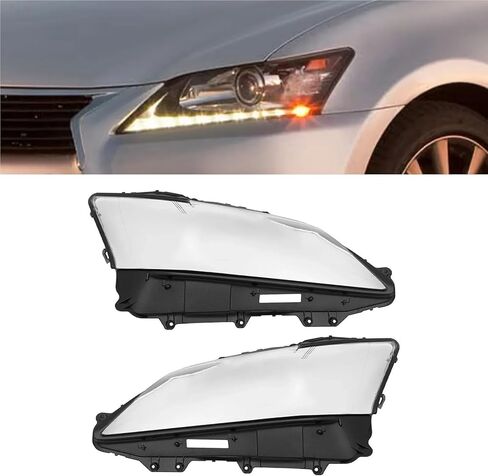 Compatible For Lexus 2012-2015 GS250 GS350 GS450H Left&Right Headlight Lens Shell Cover in Saudi Arabia
